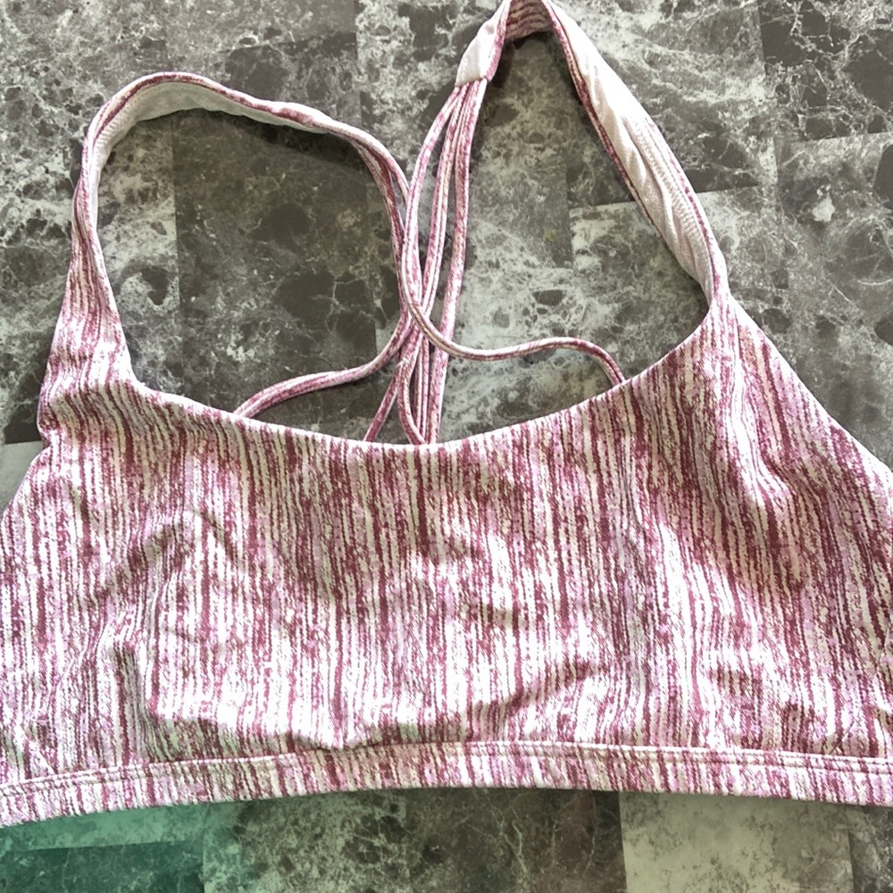 CRZ yoga strappy sports bra size large